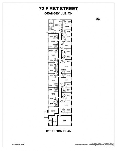 Floor plan for 1 bed, 1 bath, 692 sqft